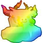 Rainbow Zeus Bull
