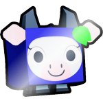 Shiny Blueberry Cow