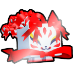Shiny Candycane Kitsune