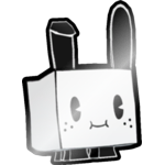 Shiny Cartoon Bunny