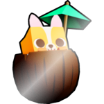 Shiny Coconut Corgi