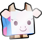 Shiny Cotton Candy Cow