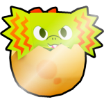 Shiny Egg Spitting Dino