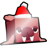 Shiny Festive Walrus
