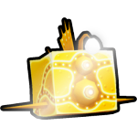 Shiny Golden Abyssal Fish