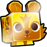 Shiny Golden African Wild Dog