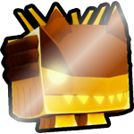 Shiny Golden Alien Parasite