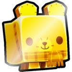 Shiny Golden Autumn Teddy Bear