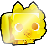 Shiny Golden Baby Kitten