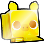 Shiny Golden Baby Piglet