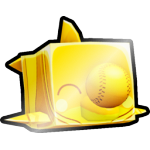 Shiny Golden Baseball Dolphin