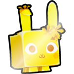 Shiny Golden Blossom Bunny