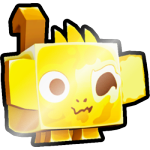 Shiny Golden Blurred Monkey