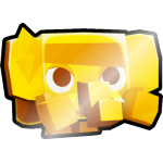 Shiny Golden Boxing Elephant