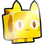 Shiny Golden Calico Cat