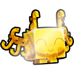 Shiny Golden Candycane