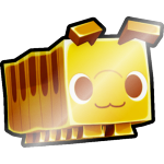 Shiny Golden Caterpillar