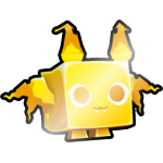 Shiny Golden Charred Bat