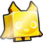 Shiny Golden Cheerful Yeti