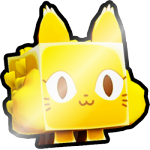 Shiny Golden Cloud Cat