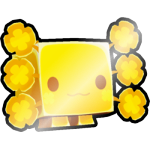 Shiny Golden Clover Axolotl