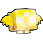 Shiny Golden Color Ruins Parrot