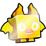 Shiny Golden Colorful Dragon