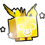 Shiny Golden Comet Pony