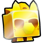 Shiny Golden Cool Cat