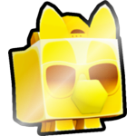 Shiny Golden Cool Corgi