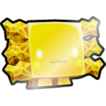 Shiny Golden Crystal Axolotl