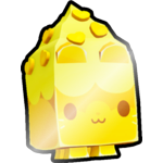 Shiny Golden Cupcake Hamster