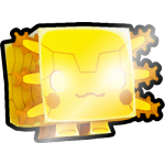 Shiny Golden Cyber Axolotl