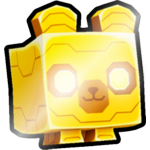 Shiny Golden Cyber Bear