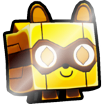Shiny Golden Cyber Raccoon