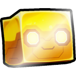 Shiny Golden Cyber Slime