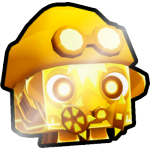 Shiny Golden Cyberpunk Meerkat