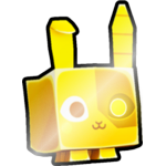 Shiny Golden Cyborg Bunny