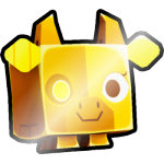 Shiny Golden Cyborg Cow