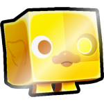 Shiny Golden Cyborg Ducky