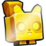 Shiny Golden Cyborg Squirrel