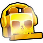 Shiny Golden DJ Panda