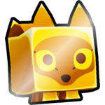Shiny Golden Dark Fox