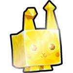 Shiny Golden Diamond Bunny