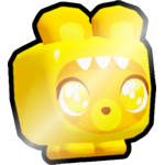 Shiny Golden Dino Bear