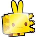 Shiny Golden Easter Axolotl