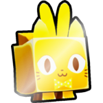 Shiny Golden Easter Cat