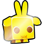 Shiny Golden Easter Lamb