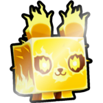 Shiny Golden Electric Bear