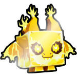 Shiny Golden Electric Dragon